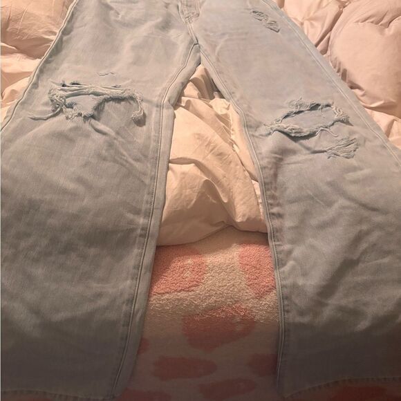 KanCan Light Blue Distressed Women's Jeans - Picture 1 of 5